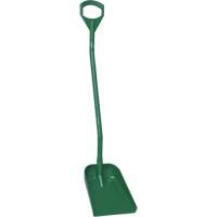 Pelle ergonomique &agrave; lame r&eacute;duite, Longueur de 50", Plastique, Vert Southpoint Industrial Supply