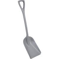 Pelle monobloc perceptible par d&eacute;tecteur de m&eacute;tal, Lame 10" x 14", Longueur de 37-1/2", Plastique, Gris Southpoint Industrial Supply