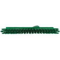 Balai biseaut&eacute; avec pas de vis inclin&eacute;, Crins Moyen, 10", Polyester, Vert Southpoint Industrial Supply