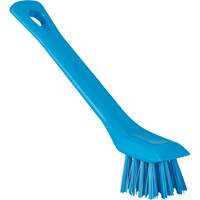 Brosse avec rebord grattoir, Soies Ferme, Longueur de 6", Bleu Southpoint Industrial Supply