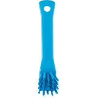 Brosse avec rebord grattoir, Soies Ferme, Longueur de 6", Bleu Southpoint Industrial Supply
