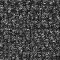 Supreme Knob Entrance Matting, Wiper/Scraper, 3-1/2' x 6' x 7/16", Charcoal Southpoint Industrial Supply