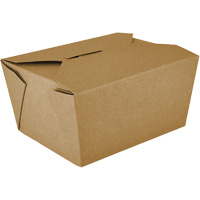 Kraft Take Out Food Containers, Corrugated, Recantgular JP919 | Southpoint Industrial Supply