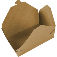 Kraft Take Out Food Containers, Corrugated, Recantgular JP920 | Southpoint Industrial Supply