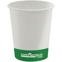 Single Wall Hot/Cold Compostable Paper Cups, 8 oz., Multi-Colour JP927 | Southpoint Industrial Supply