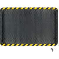 Hog Heaven Electrically Conductive Mat, 4' W x 6' L, 5/8" Thickness, Black/Yellow, Nitrile Southpoint Industrial Supply