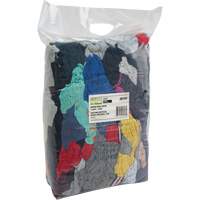 Recycled Material Wiping Rags, Cotton, Mix Colours, 10 lbs. JQ107 | Southpoint Industrial Supply