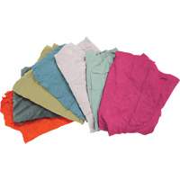 Recycled Material Wiping Rags, Terrycloth, Mix Colours, 25 lbs. JQ112 | Southpoint Industrial Supply