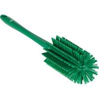 Medium Brush with Handle, Stiff Bristles, 17" Long, Green JQ183 | Southpoint Industrial Supply