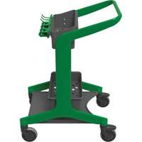 HyGo Mobile Cleaning Station, 30.7" x 20.9" x 40.6", Plastic/Stainless Steel, Green JQ263 | Southpoint Industrial Supply