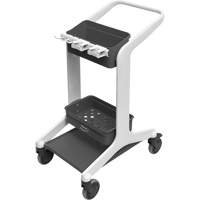 HyGo Mobile Cleaning Station, 30.7" x 20.9" x 40.6", Plastic/Stainless Steel, White JQ266 | Southpoint Industrial Supply