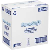 Snowsoft Deluxe Bathroom Tissue, Jumbo Roll, 2 Ply, White Southpoint Industrial Supply