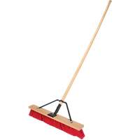 Balai-brosse &agrave; manche renforc&eacute;, 24", Moyen, Soies PVC Southpoint Industrial Supply