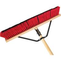 Balai-brosse &agrave; manche renforc&eacute;, 24", Moyen, Soies PVC Southpoint Industrial Supply