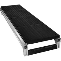 FOUNDATION Smooth Modular Aluminum Work Platform Kit, 18" W x 72" D, 400 lbs. Capacity, All-Welded Southpoint Industrial Supply