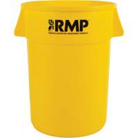 Garbage Bin, Polyethylene, 44 US gal. Southpoint Industrial Supply