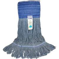 Wide-Band Mop Head, Antimicrobial/Floor Finishing/Specialty, Cotton/Rayon/Synthetic, Loop Style Southpoint Industrial Supply