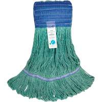 Wide-Band Mop Head, Antimicrobial/Floor Finishing/Specialty, Cotton/Rayon/Synthetic, Loop Style Southpoint Industrial Supply