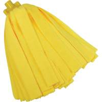 Socket Mop, Yellow, Microfibre, Cut Style Southpoint Industrial Supply