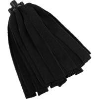 Socket Mop, Black, Microfibre, Cut Style Southpoint Industrial Supply