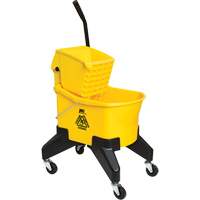 Seau & essoreuse pour vadrouille Grizzly, Pression vers le bas, 8 gal. US (32 pintes), Jaune Southpoint Industrial Supply