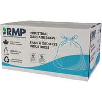 Sacs &agrave; d&eacute;chets de calibre industriel, Fort, 26" la x 36" lo, 0,9 mils, Bleu, Capacit&eacute; 45 L (12 gal.) Southpoint Industrial Supply