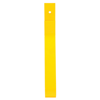 Rail Post, Steel, 10-3/4" L x 24" H, Yellow Southpoint Industrial Supply