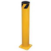 Butoir de s&eacute;curit&eacute;, Acier, 36" h x 5,5" la, Jaune Southpoint Industrial Supply