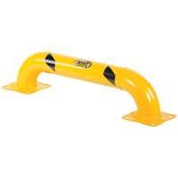 Garde-corps &agrave; profil bas pour rayonnages, 3' la x 0,75' h, Jaune Southpoint Industrial Supply