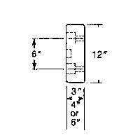 Butoirs de quai en caoutchouc moul&eacute;s, Caoutchouc, 30" la x 4" p x 10" h Southpoint Industrial Supply