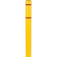 Polyethylene Bollard Covers, 4-1/2" Dia. x 52" L, Yellow KH806 | Southpoint Industrial Supply