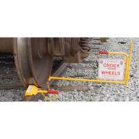 Single Rail Chock With Flag Rail Combo Southpoint Industrial Supply