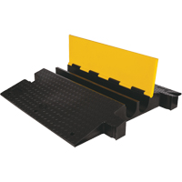 Yellow Jacket&reg; Extreme Crossover Cable Protector, 2 Channels, 35.75" L x 42.125" W x 5.125" H Southpoint Industrial Supply