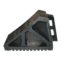 Cale de roue, 10-5/8" x 7" x 4-1/2", Noir KI231 | Southpoint Industrial Supply