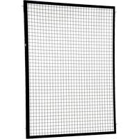 Adjustable Perimeter Guard Panel, 6' H x 5' W, Black Southpoint Industrial Supply