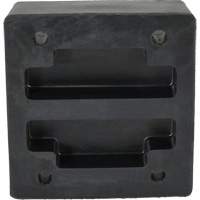 Molded Dock Bumper, Reinforced Rubber, 12" W x 4" D x 13" H KI284 | Southpoint Industrial Supply