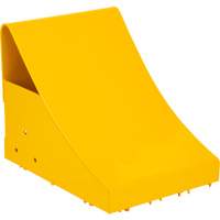Ice Chocks, Steel, Yellow, 8-1/16" W x 10-5/8" D x 8-13/16" H Southpoint Industrial Supply