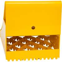 Ice Chocks, Steel, Yellow, 8-1/16" W x 10-5/8" D x 8-13/16" H Southpoint Industrial Supply