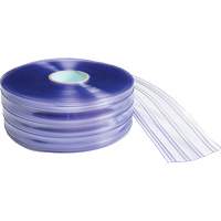 Ribbed Strip Curtain, 164' x 8" x 0.08" Southpoint Industrial Supply