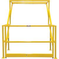 Barri&egrave;re de s&eacute;curit&eacute; pour mezzanine, 70" lo x 77" ha, 78" &eacute;lev&eacute;e, Jaune Southpoint Industrial Supply
