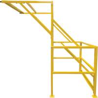 Barri&egrave;re de s&eacute;curit&eacute; pour mezzanine, 70" lo x 77" ha, 78" &eacute;lev&eacute;e, Jaune Southpoint Industrial Supply