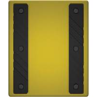 Cale de roue ultra-robuste pour l'exploitation mini&egrave;re Checkers Safety sans support, PEHD, Jaune, 14-1/2" la x 17-1/2" p x 16" h Southpoint Industrial Supply