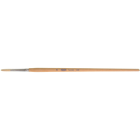 Pure White Bristle Round Marking Paint Brush, 7/32" Brush Width, White China, Wood Handle Southpoint Industrial Supply