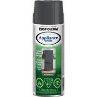 Rev&ecirc;tement &eacute;poxyde sp&eacute;cialis&eacute; pour &eacute;lectrom&eacute;nagers, Canette a&eacute;rosol, Acier inoxydable noir Southpoint Industrial Supply