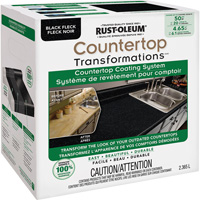 Syst&egrave;me de rev&ecirc;tement mouchet&eacute; pour comptoir Countertop Transformations, 2,37 L, Trousse, Tache noire Southpoint Industrial Supply