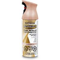 Couche de fond et rev&ecirc;tement perl&eacute; &agrave; vaporiser Universal, Rose champagne, M&eacute;tallique, Canette a&eacute;rosol Southpoint Industrial Supply