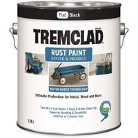 Peinture antirouille &agrave; base d'eau Tremclad, 3,78 L, Gallon, Noir Southpoint Industrial Supply