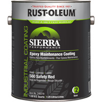 Sierra Performance S60 Maintenance Coating Base Component, 1 gal., Water-Based, Gloss, Red Southpoint Industrial Supply