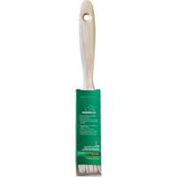 One Coat Trim & Wall Brush, White China, Wood Handle, 1" Width Southpoint Industrial Supply
