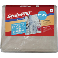 StainPro™ Drop Sheet, 15' L x 12' W, Cloth KR704 | Southpoint Industrial Supply